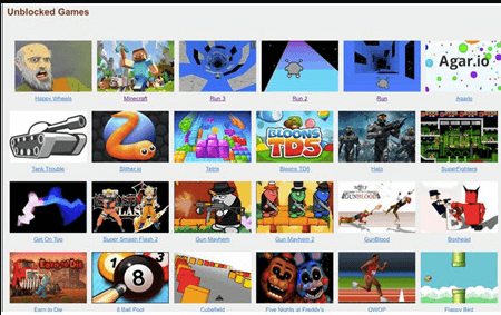 games to play at school online that are not blocked