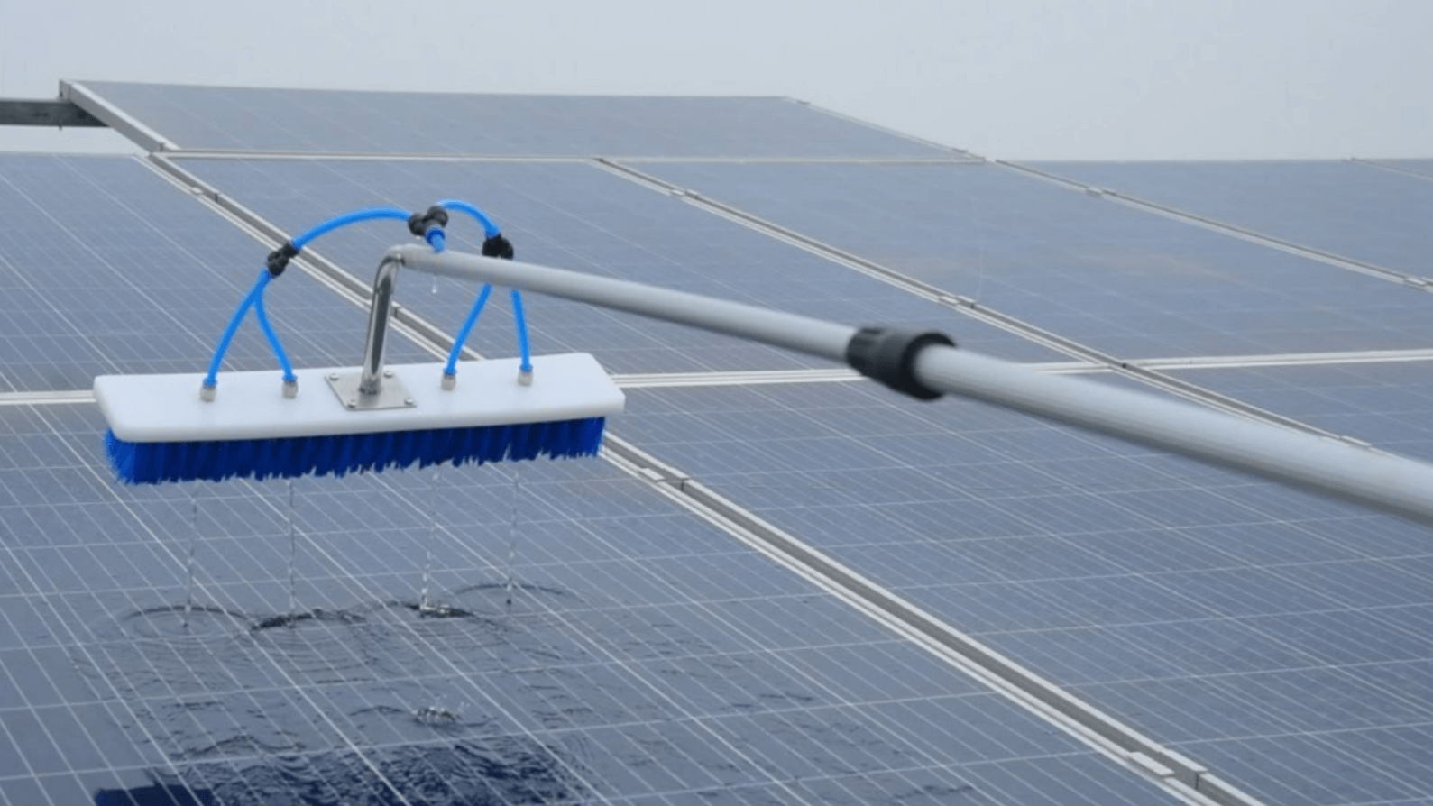 solar panel cleaning brush